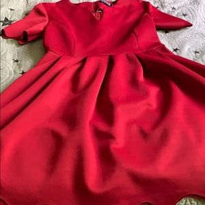 A red dress